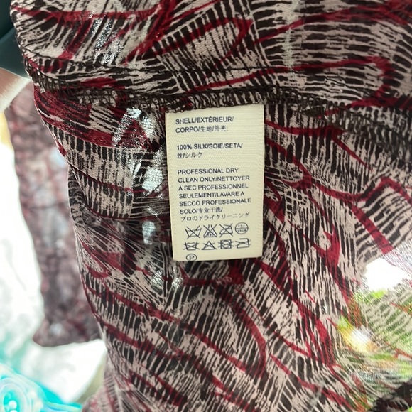 Rebecca Minkoff 100% Silk Peasant Blouse - Picture 5 of 6